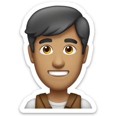 Una persona agarrando jarron peruano  antiguo sticker