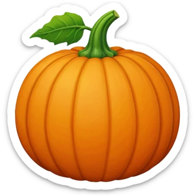 Pumpkin sticker