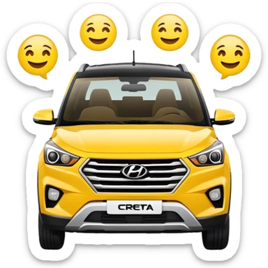 Hyundai creta emoji sticker