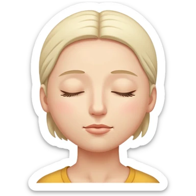 Je ferme les yeux sticker