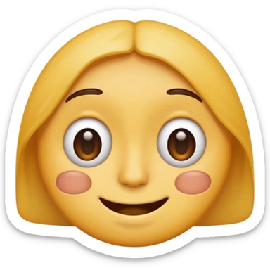 Aséeme un emoji ojeras sticker