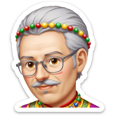 Colorful Parade Participant sticker