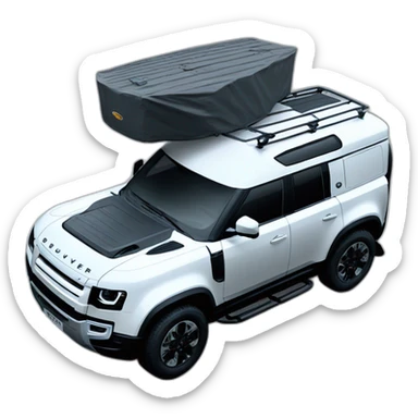 the new landrover defender black sticker