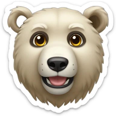 Oso torpe sticker