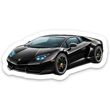 car lamborgini sticker
