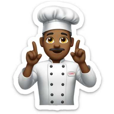 Chef kiss gesture sticker