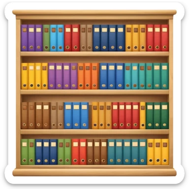 Bookshelf sticker
