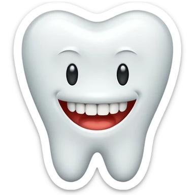 teeth strait sticker