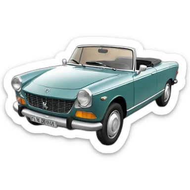 peugeot 404 cabriolet sticker