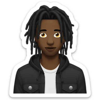 Playboi carti dreads sticker