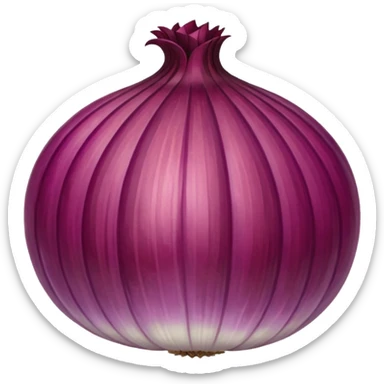 red onion sticker