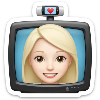 Skivid toilet TV woman from Skividi toilet sticker