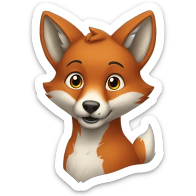 Renard sticker