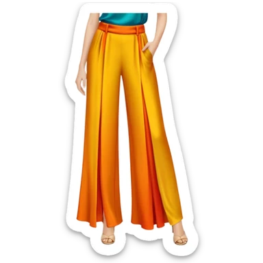 fashion colorful trouser sticker