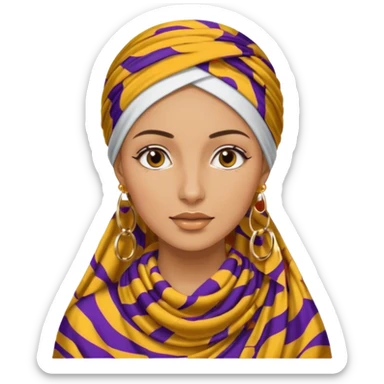 Female gypsy sticker