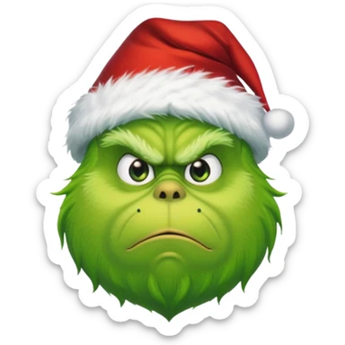 Grinch sticker