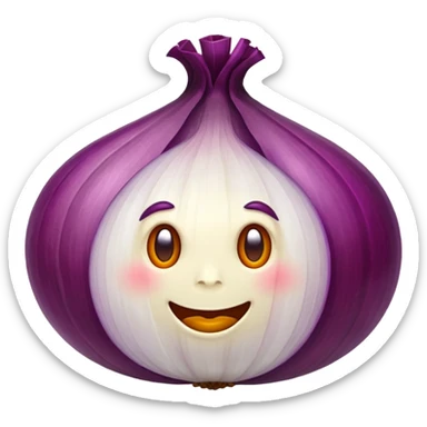 red onion sticker