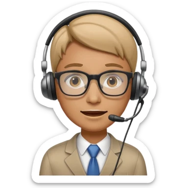 An office worker undertaking the work or tasks to respond to the customer sales request sticker