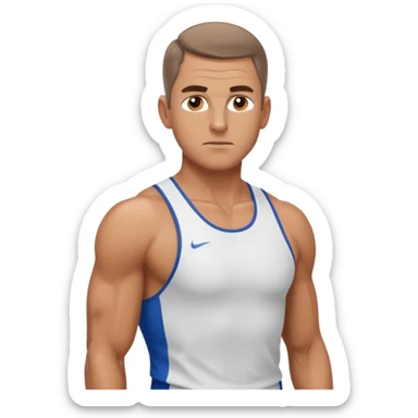 volleyball player, man, Charles Kiraly sticker
