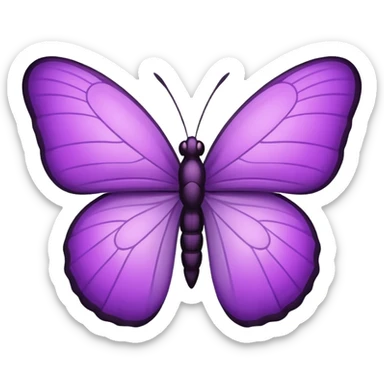 Borboleta roxa sticker