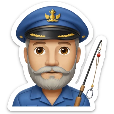 fishing vessel captain sticker