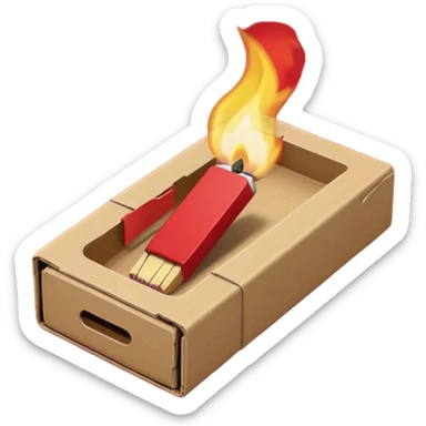 match box sticker