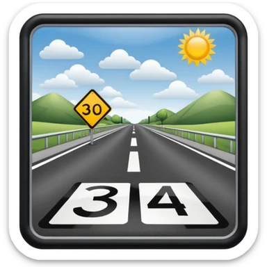 tempo 30 strasse und verkehrsschild sticker