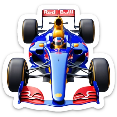 redbull f1 car sticker