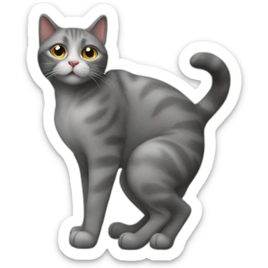 cat humping sticker