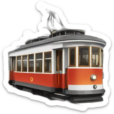 Portugal tramway  sticker