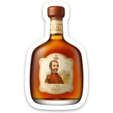 52 years Kizlyar brandy sticker