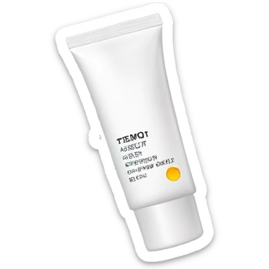 eye cream bottle with label sticker