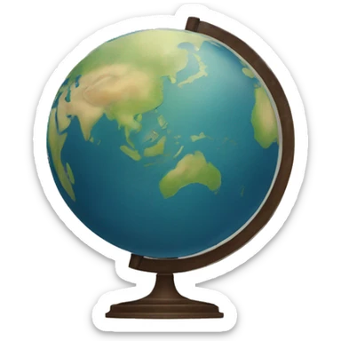 globe sticker
