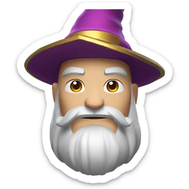 wizard from clash royale sticker