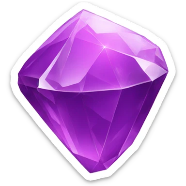 purpul crystal sticker
