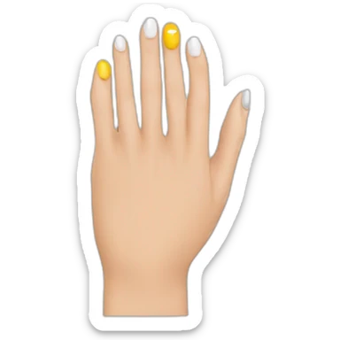 Doit d honneur avec faux ongles sticker