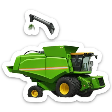 harvester sticker