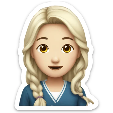 korean argentinian girl sticker