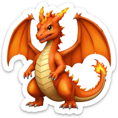 Charizard from Pokémon sticker