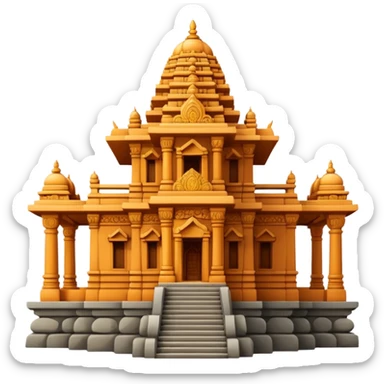 Ayyappa temple sticker