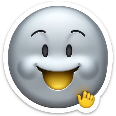 Pièces d'argent avec un smiley triste sticker