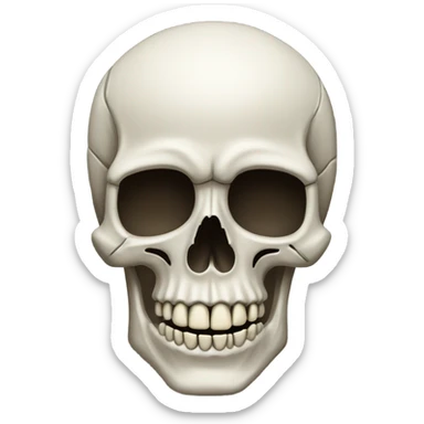 skull emoji impressed sticker