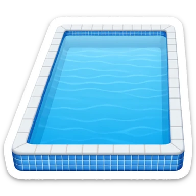 swimming pool sticker