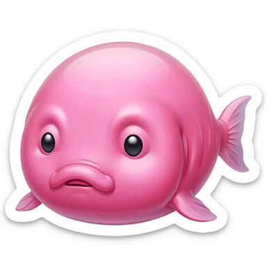Blobfish sticker