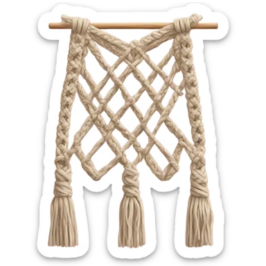 macrame sticker