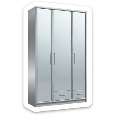 wardrobe modern closed mirror door sticker