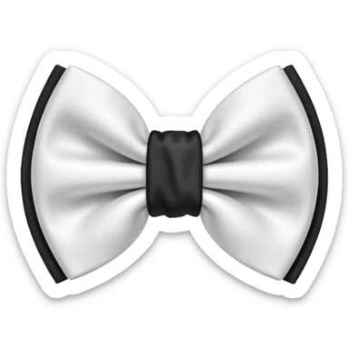 white bowtie sticker