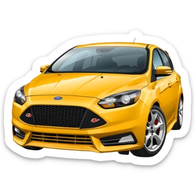 ford focus ST sticker