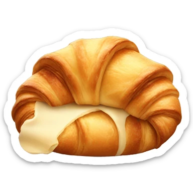 croissant eating croissant sticker