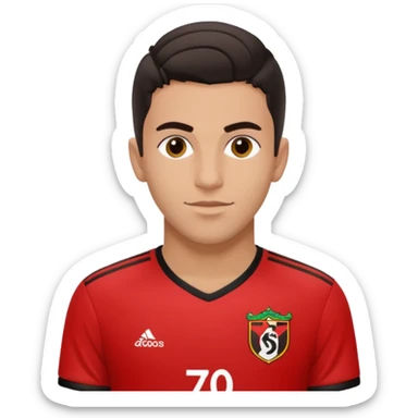 giordian de arrascaeta soccer player flamengo t-shirt sticker